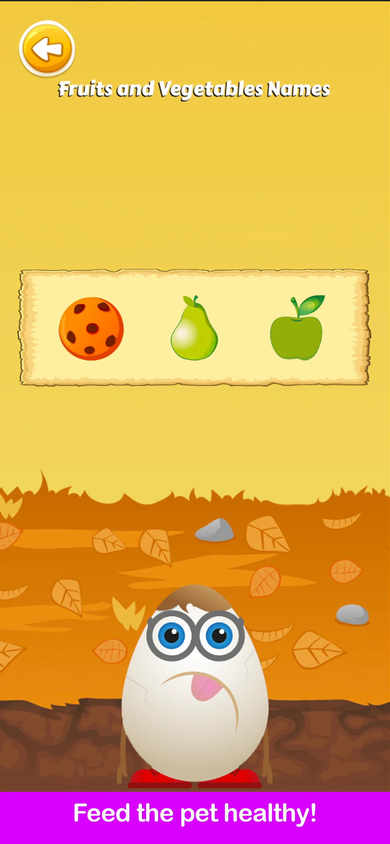 Fruits and Vegetables for Kids screenshot